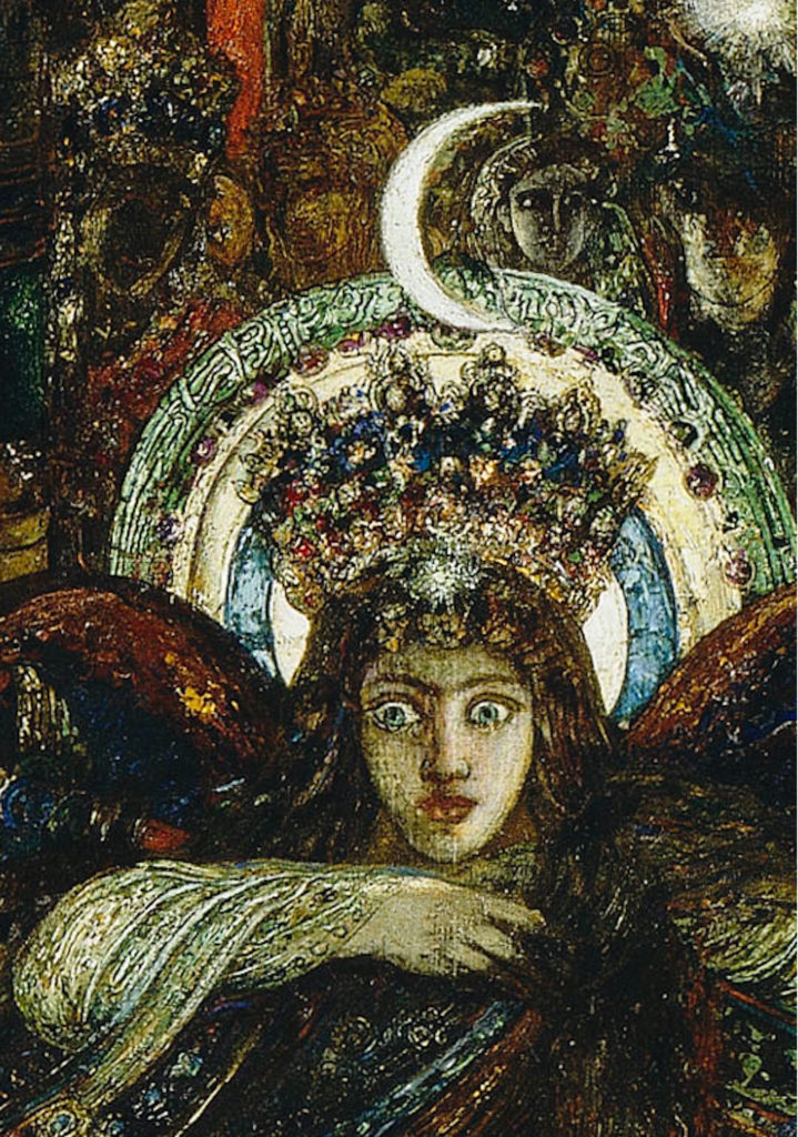 Hecate, a detail from Gustave Moreau's "Jupiter and Semele."