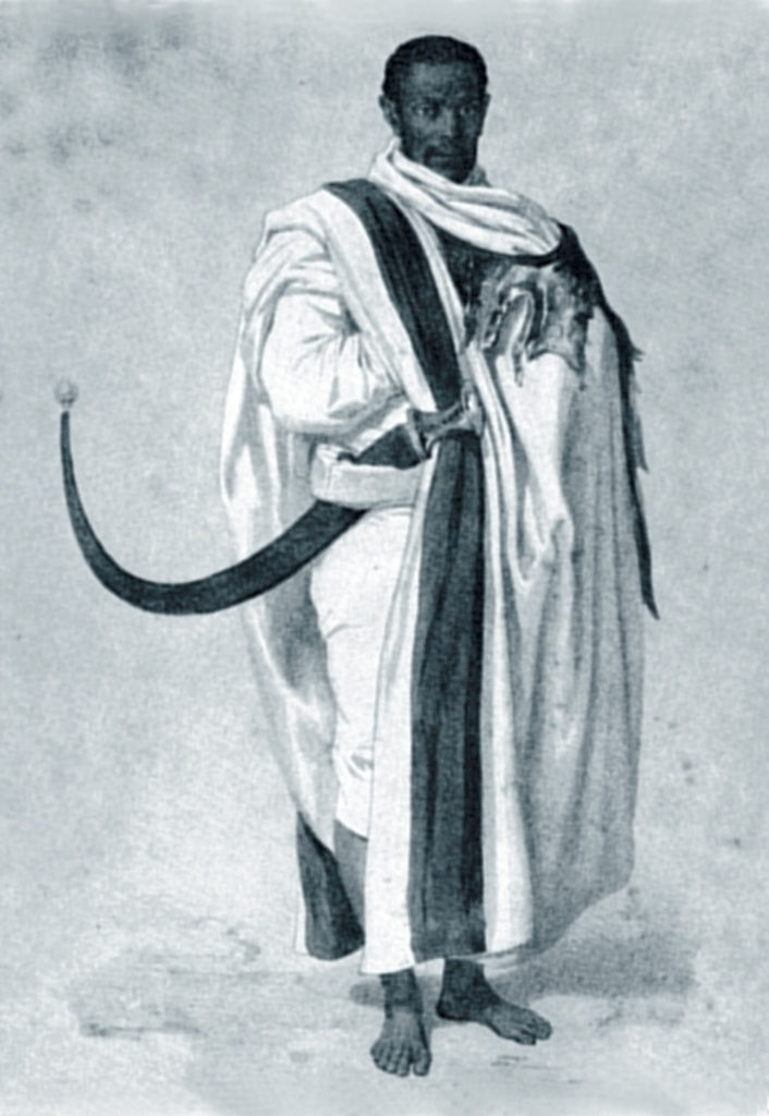 "A Nobleman of Tigre," from "Voyage en Abyssinie," T. Lefebvre and others